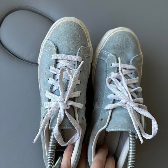 Rare Vintage 90s Blue Platform Chunky Converse One Star - Picture 7 of 8